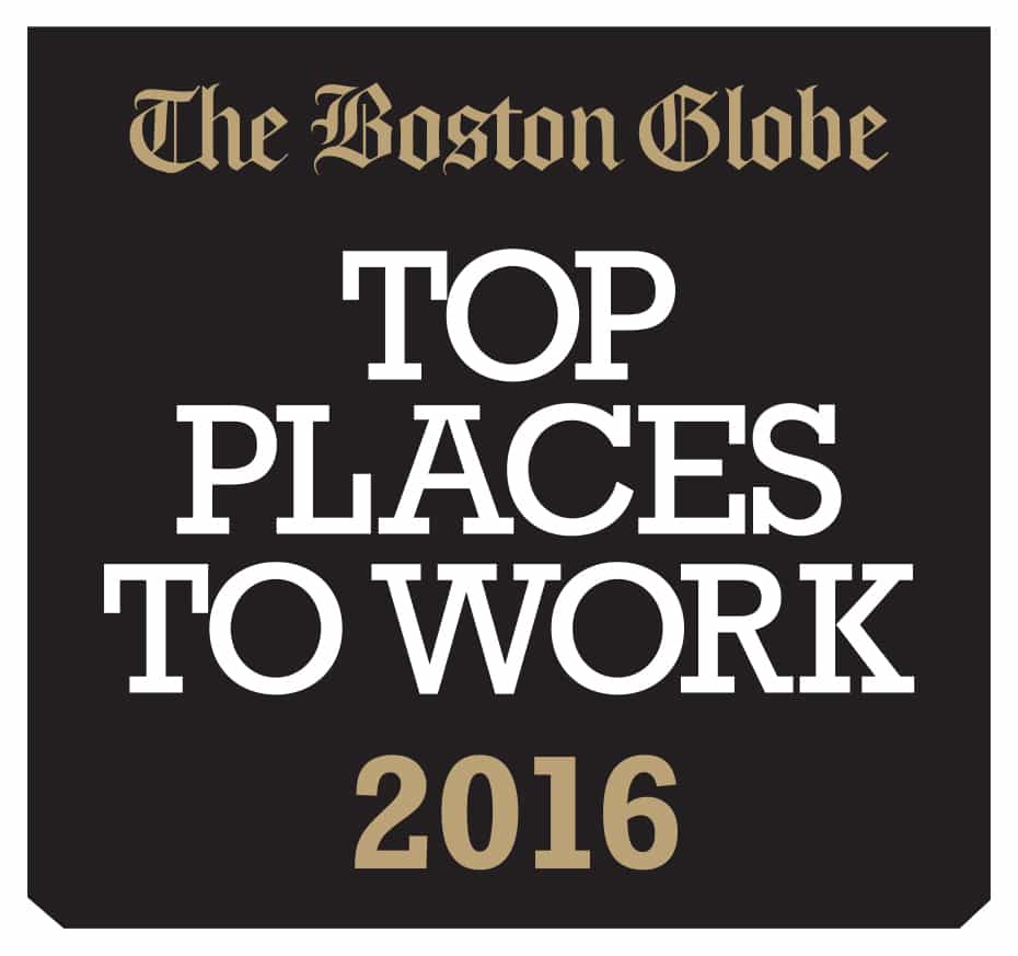 Boston Globe Top Places to Work 2016